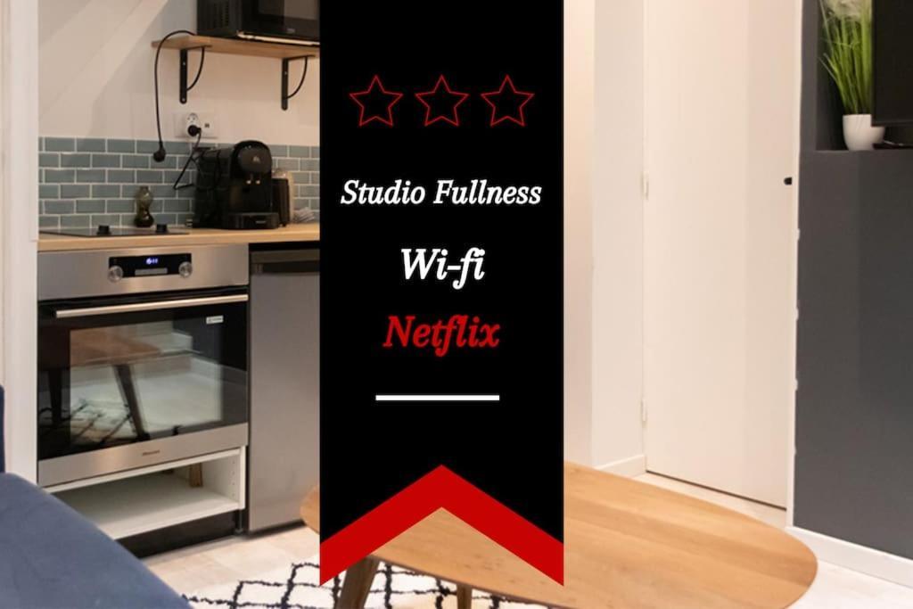 Duplex Studio Fullness - Proche Gare - Wifi Amiens Luaran gambar